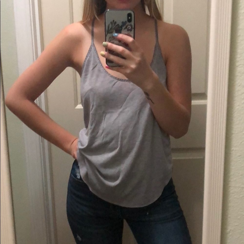 Distressed tank top